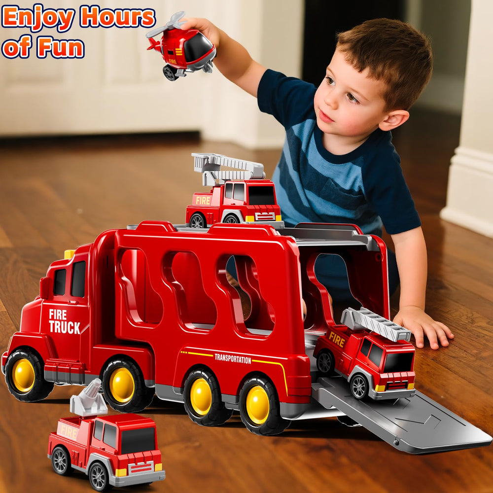 KIZONLY fire car in action for pretend missions