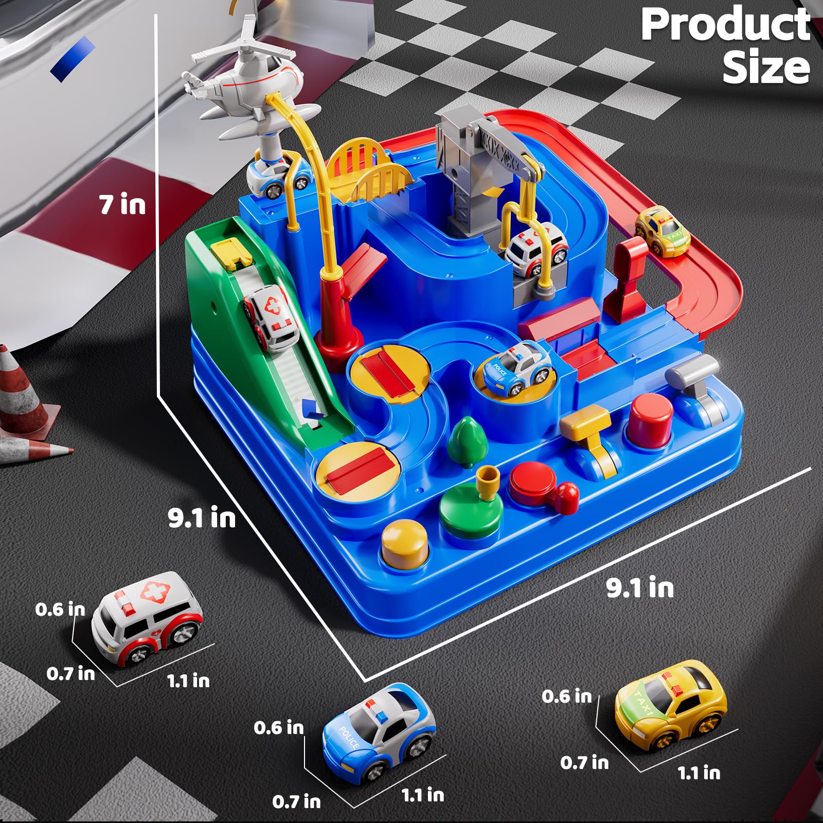 KIZONLY freewheeling motion without batteries for continuous play