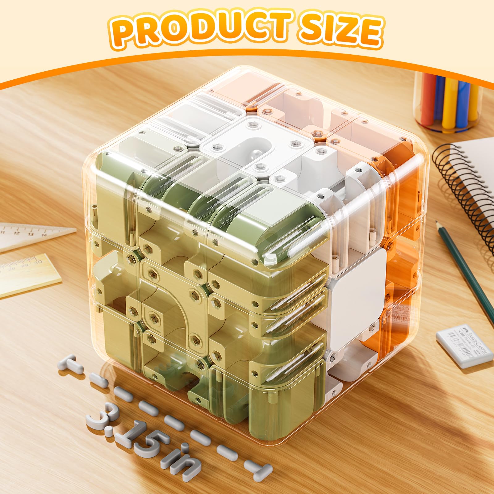 KIZONLY educational sensory toy supports cognitive play for kids and adults.