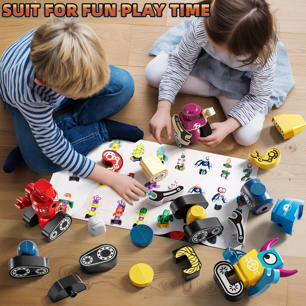 KIZONLY monster blocks assembly set for creative robot designs