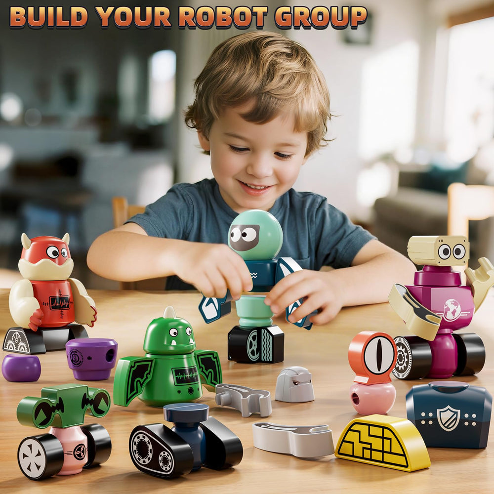 KIZONLY monster blocks magnetic construction set sparks imaginative play.