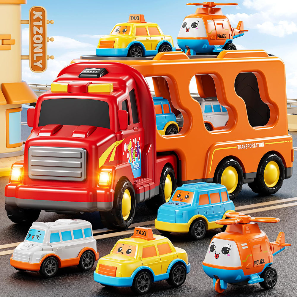 KIZONLY push-pull toddlers trucks support motor control exploration