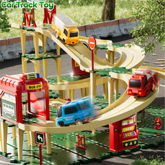 KIZONLY Puzzle Racer curve track enables flexible track designs for imaginative sessions.
