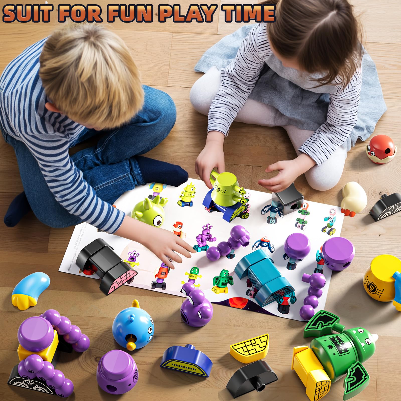 KIZONLY sturdy storage box keeps pieces tidy and portable