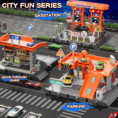 KIZONLY expandable base ready to connect with other garage sets