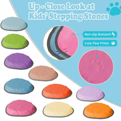 KJR Stepping Stones are built from durable PP plastic for long-lasting indoor and outdoor use.