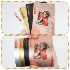 KKONHII PET plastic cards are water-resistant and easy to wipe clean
