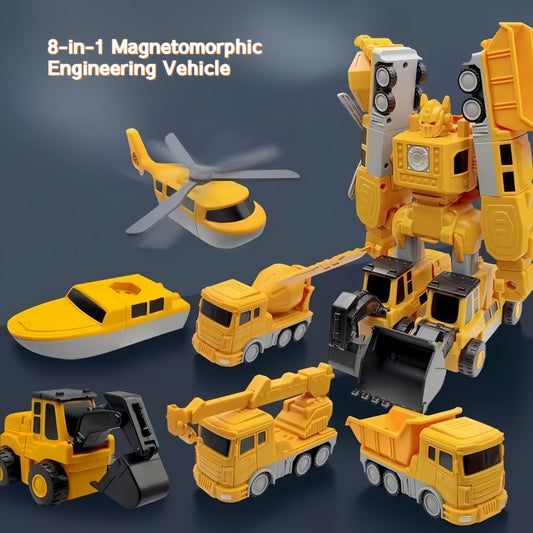 KKPOT magnetic transform assembly toy trucks supports creative vehicle builds.