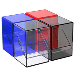 KKU 4-pack deck cases shown together in black, white, blue, and red for organized storage