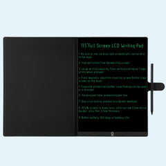 K KYSTAR 11.5-inch erasable tablet with leather case ideal for quick notes