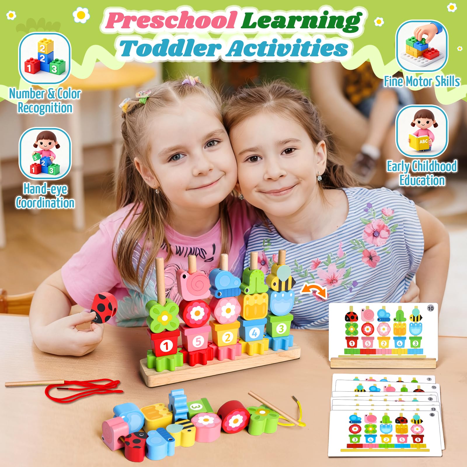 KLAPTOR pattern cards sequencing helps kids build logic through step-by-step patterns.