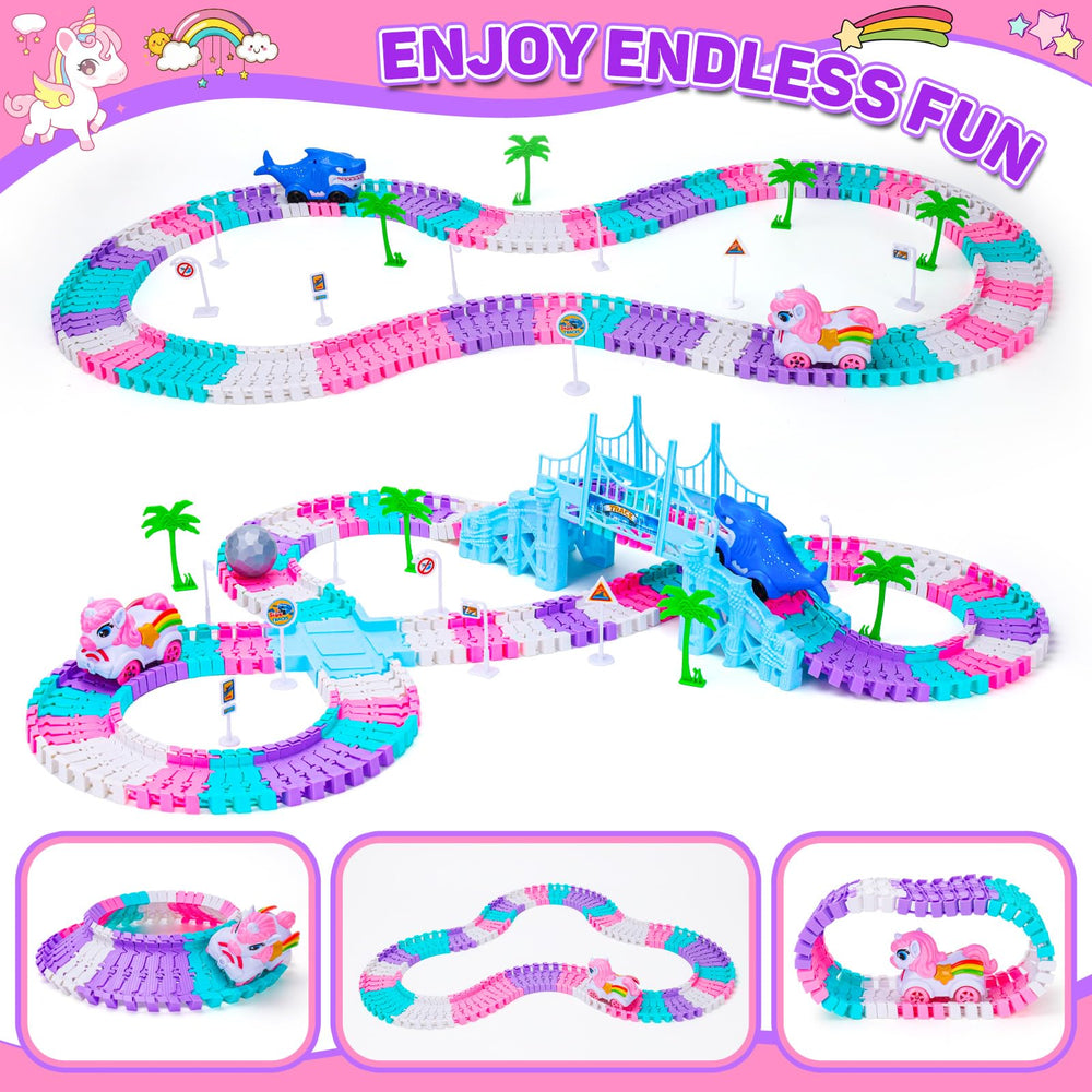 KLAPTOR colorful track set supporting collaborative play and teamwork