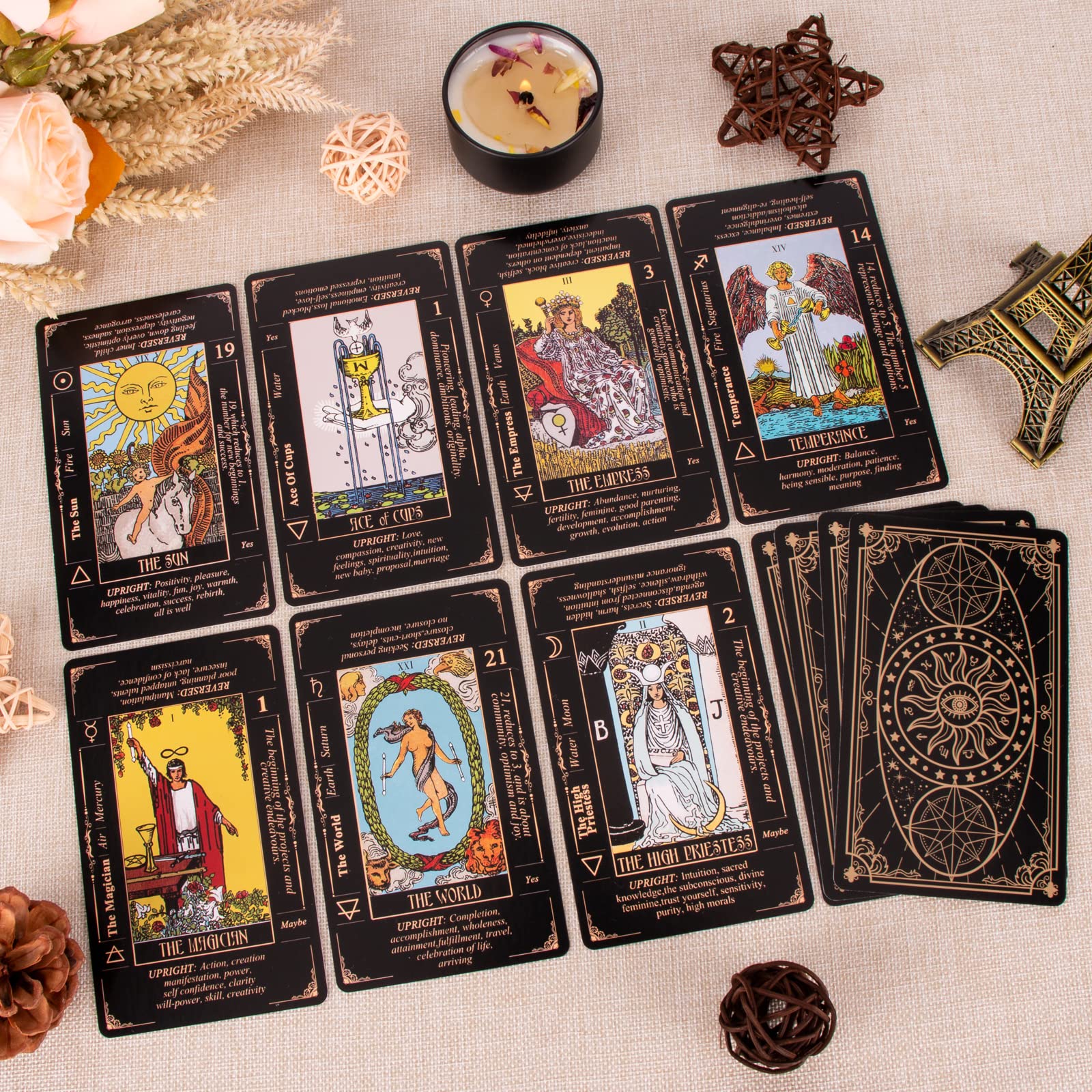 KLEDERY 78-card collection for comprehensive tarot practice