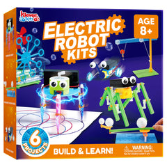 Klever Kits Crawly Octo-Robot parts for hands-on STEM learning