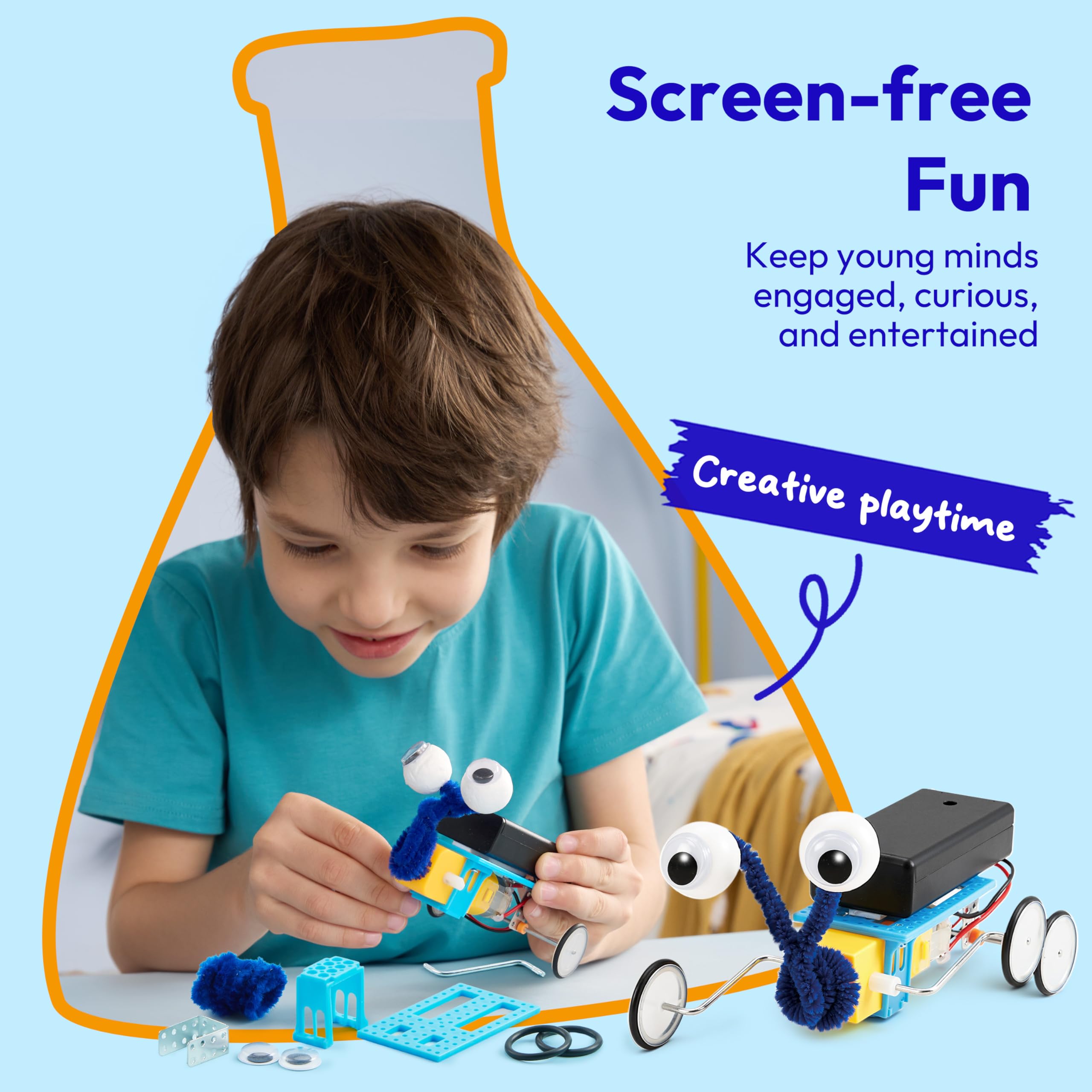 Klever Kits Powered Racing Car for kinetic engineering exploration