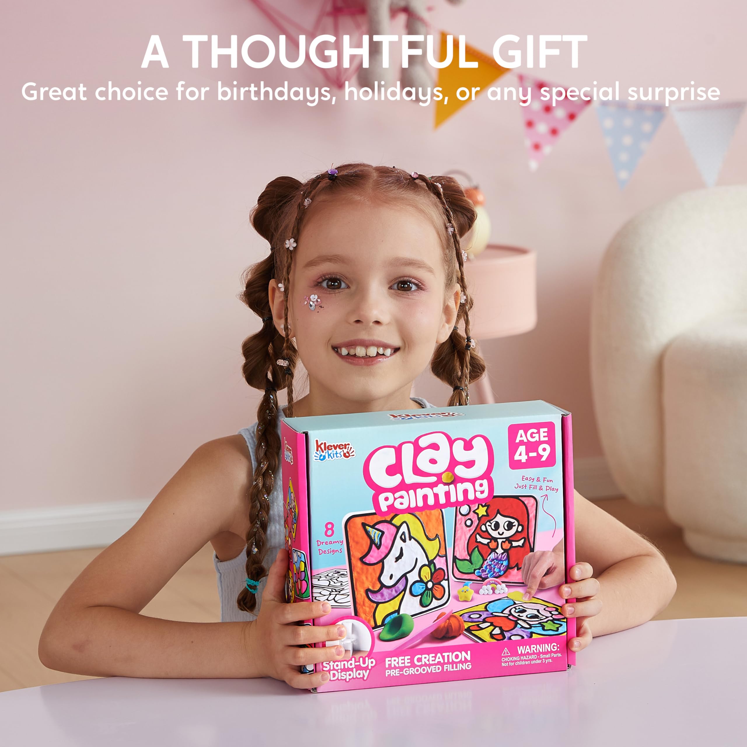 Klever Kits air dry clay kit makes a thoughtful gift for young makers.