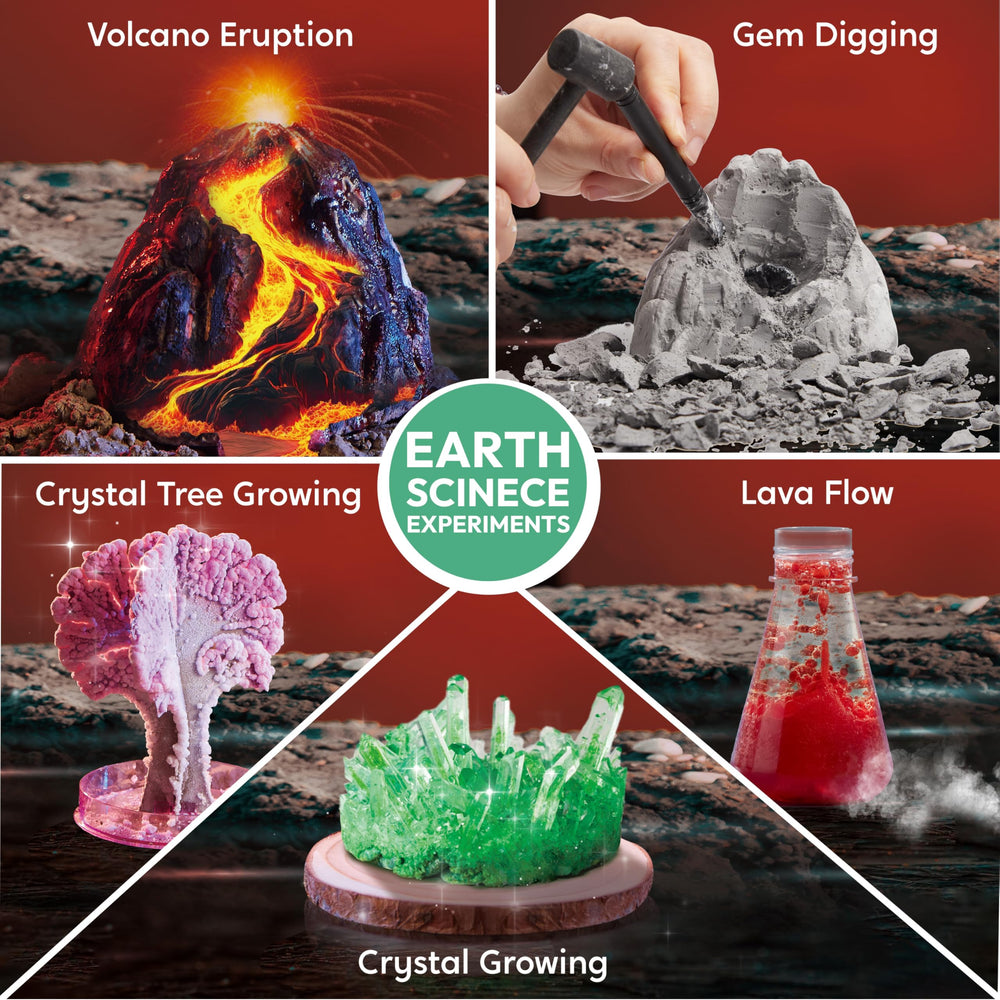 Klever Kits Amazing Science Kits growing crystal tree demonstrates crystal formation for curious learners