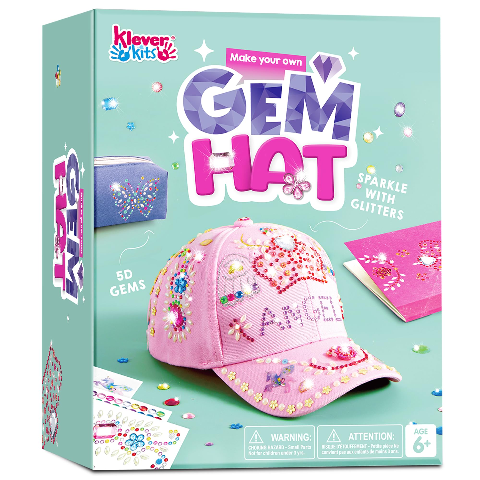 Klever Kits baseball cap plain pink, inviting creative decoration.