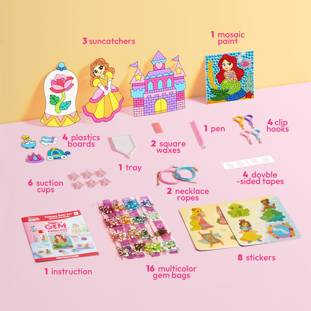 Klever Kits 2800+ gems for shimmering diamond art and easy crafting