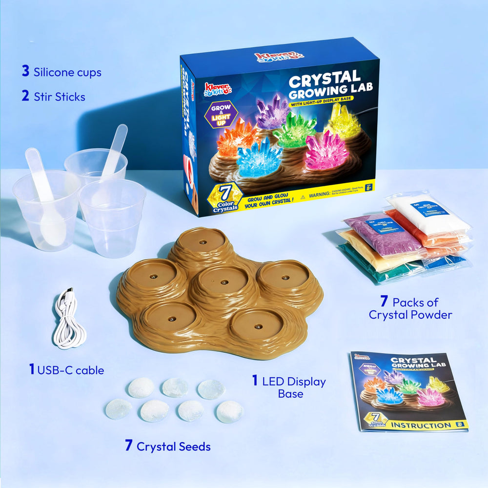 Klever Kits display-ready crystals form a colorful, eye-catching piece.