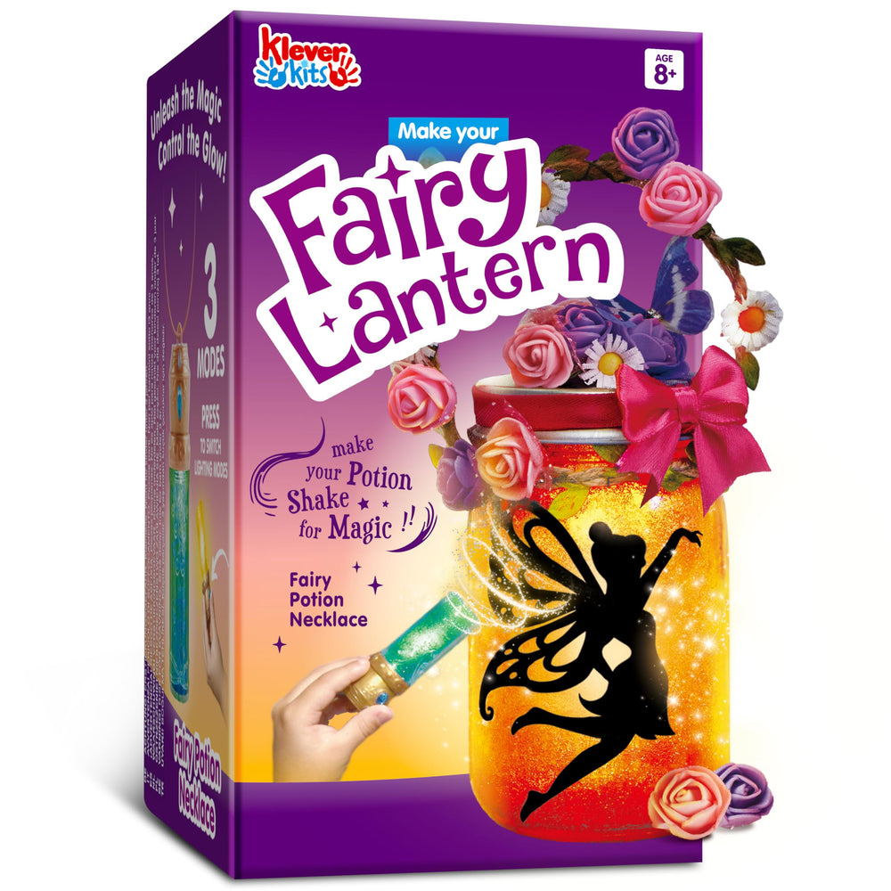 Klever Kits DIY Fairy Lantern rose light glow for bedside ambiance