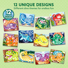 Klever Kits Dot Art Kit sticker pack close-up showing vibrant colors for creative exploration.