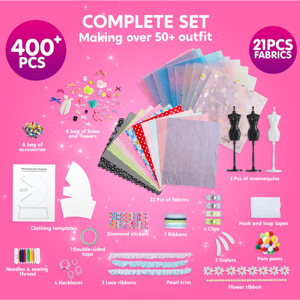 Klever Kits trims and embellishments for personalized outfits and textures.