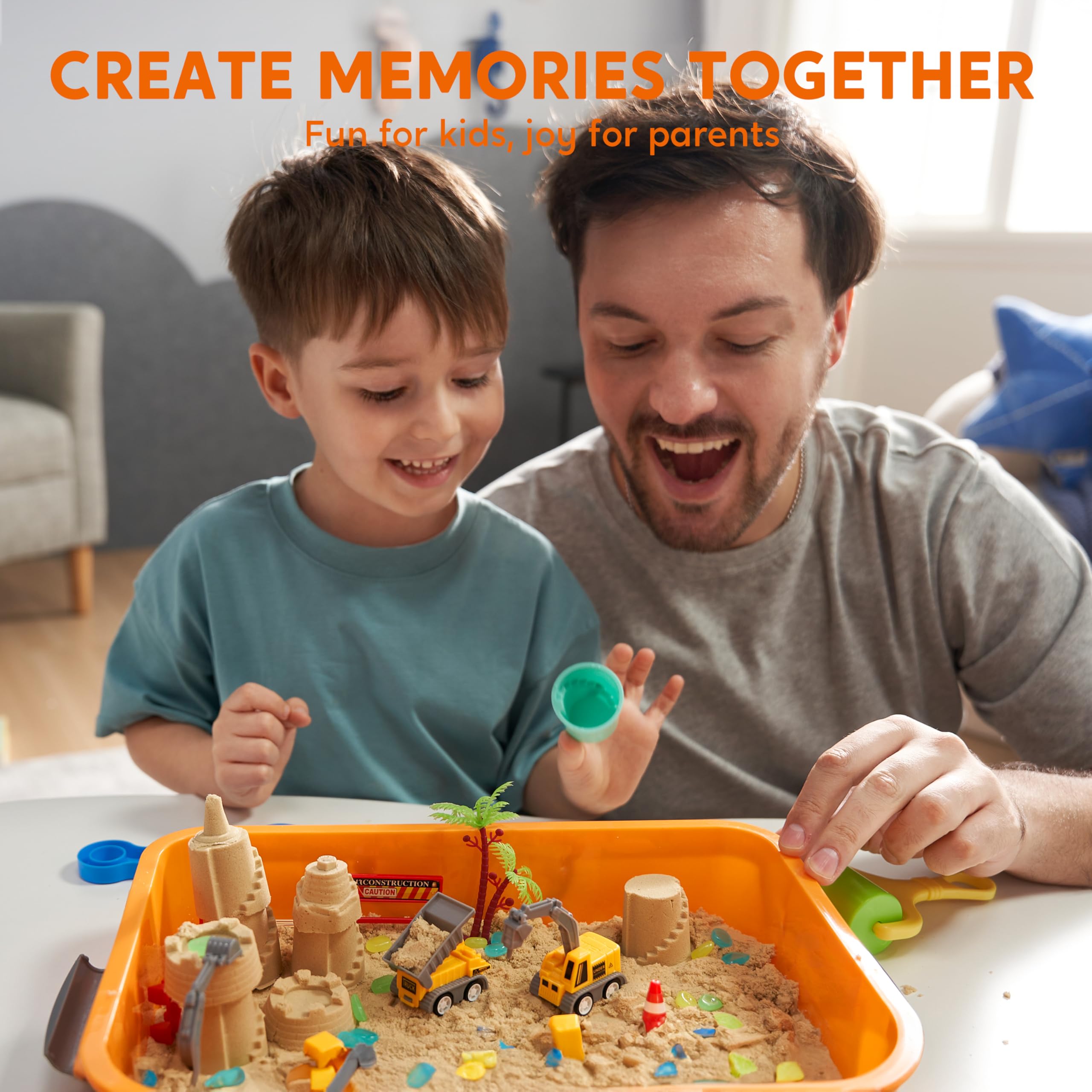 Klever Kits fine-motor and sensory exploration builds concentration through pretend building tasks