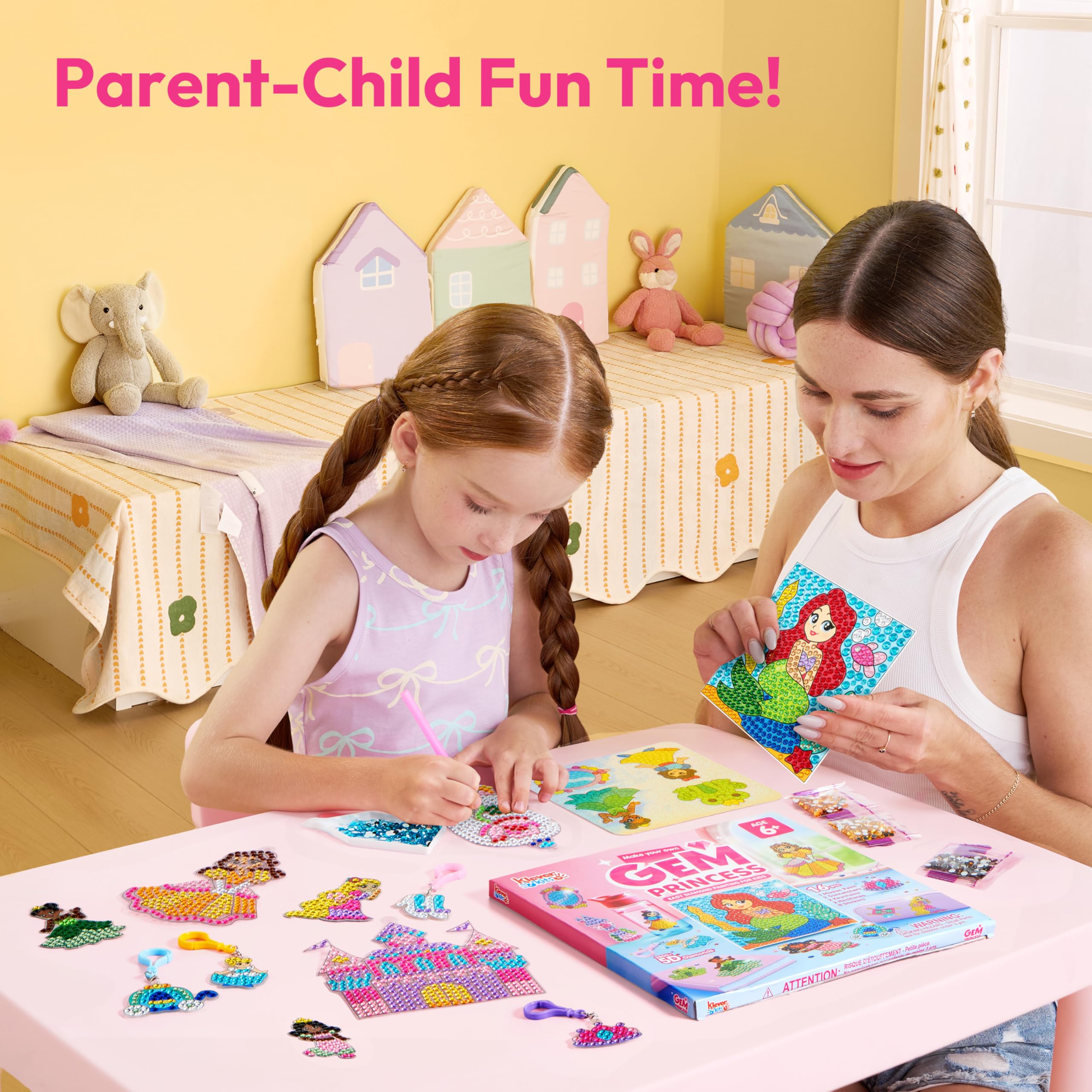 Klever Kits gem painting activities add color to crafts