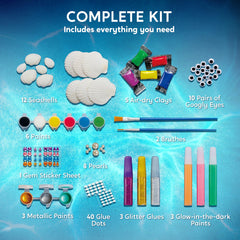 Klever Kits glitter glue dots provide extra sparkle options.