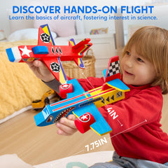 Klever Kits military aircraft wooden model great for careful assembly and design.