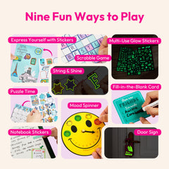 Klever Kits Mood Spinner adds playful focus for group bedroom creativity.