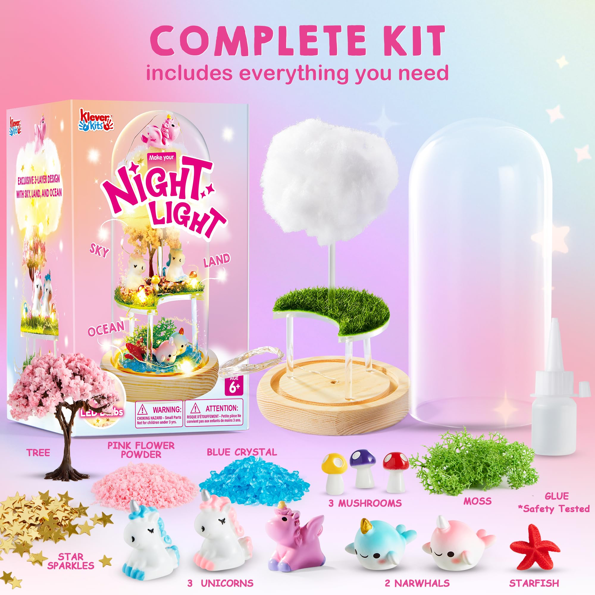 Klever Kits narwhals underwater scene invites ocean-themed pretend play.