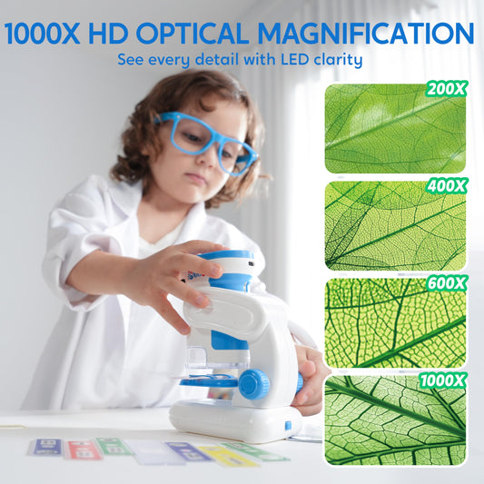 Klever Kits portable handheld microscope ideal for on-the-go science