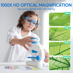 Klever Kits portable handheld microscope ideal for on-the-go science