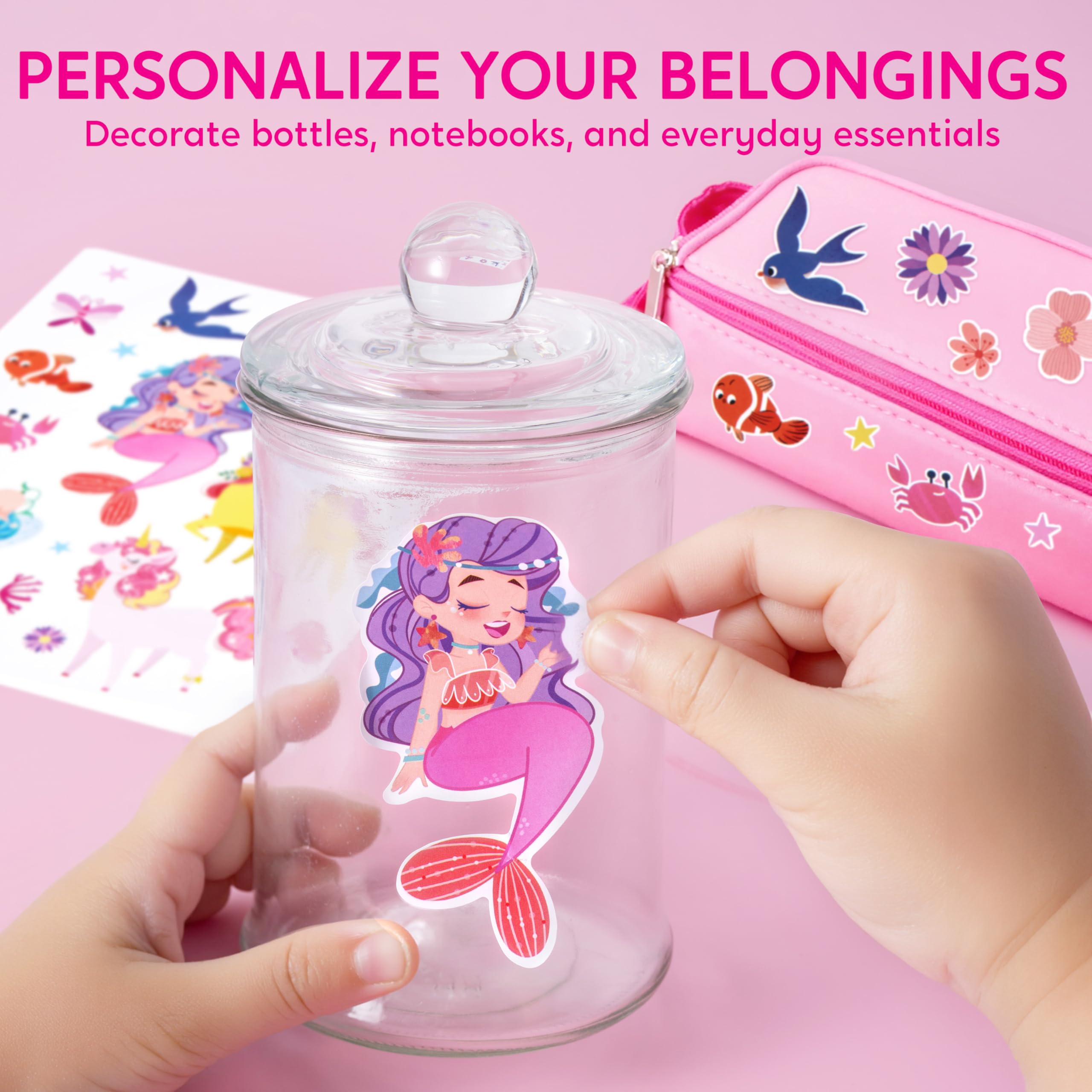 Klever Kits Princess Dot Art Kit sticker sheets boost creative play.