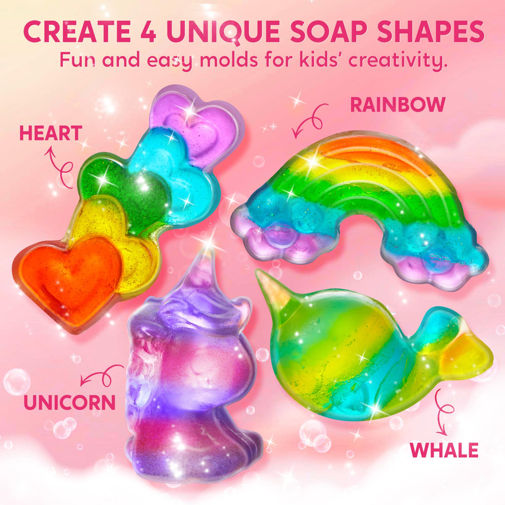 Klever Kits rainbow-mold adds bright color to bath-time DIY soaps