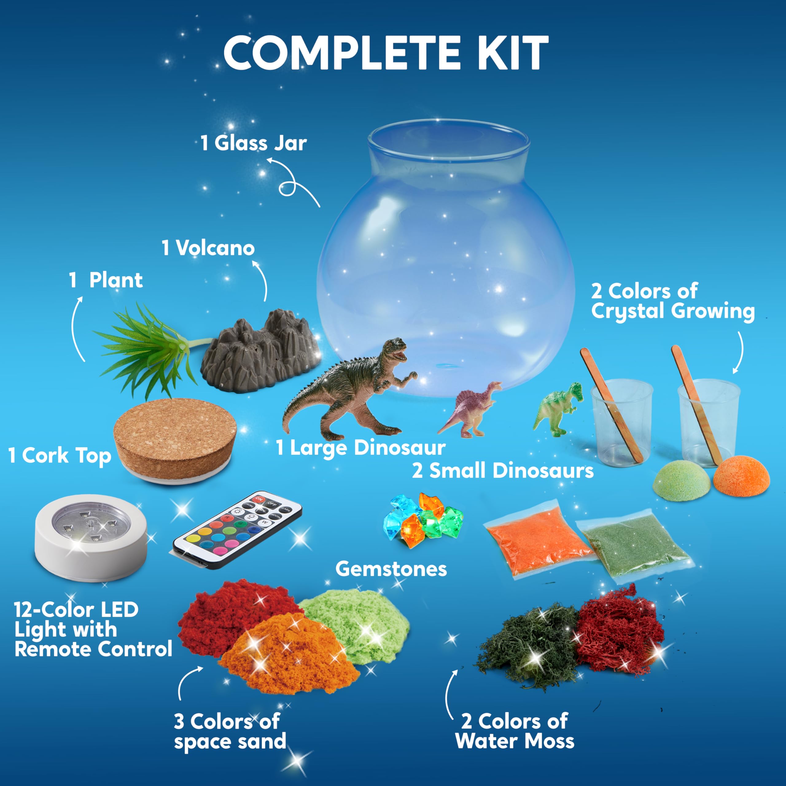 Klever Kits sand colors for terrarium enhance tactile crafting and visual creativity