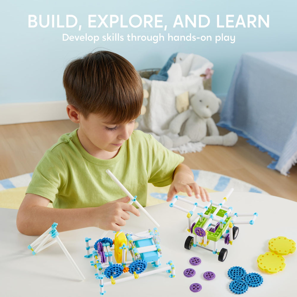 Klever Kits solo or family play supports screen-free collaboration at home.