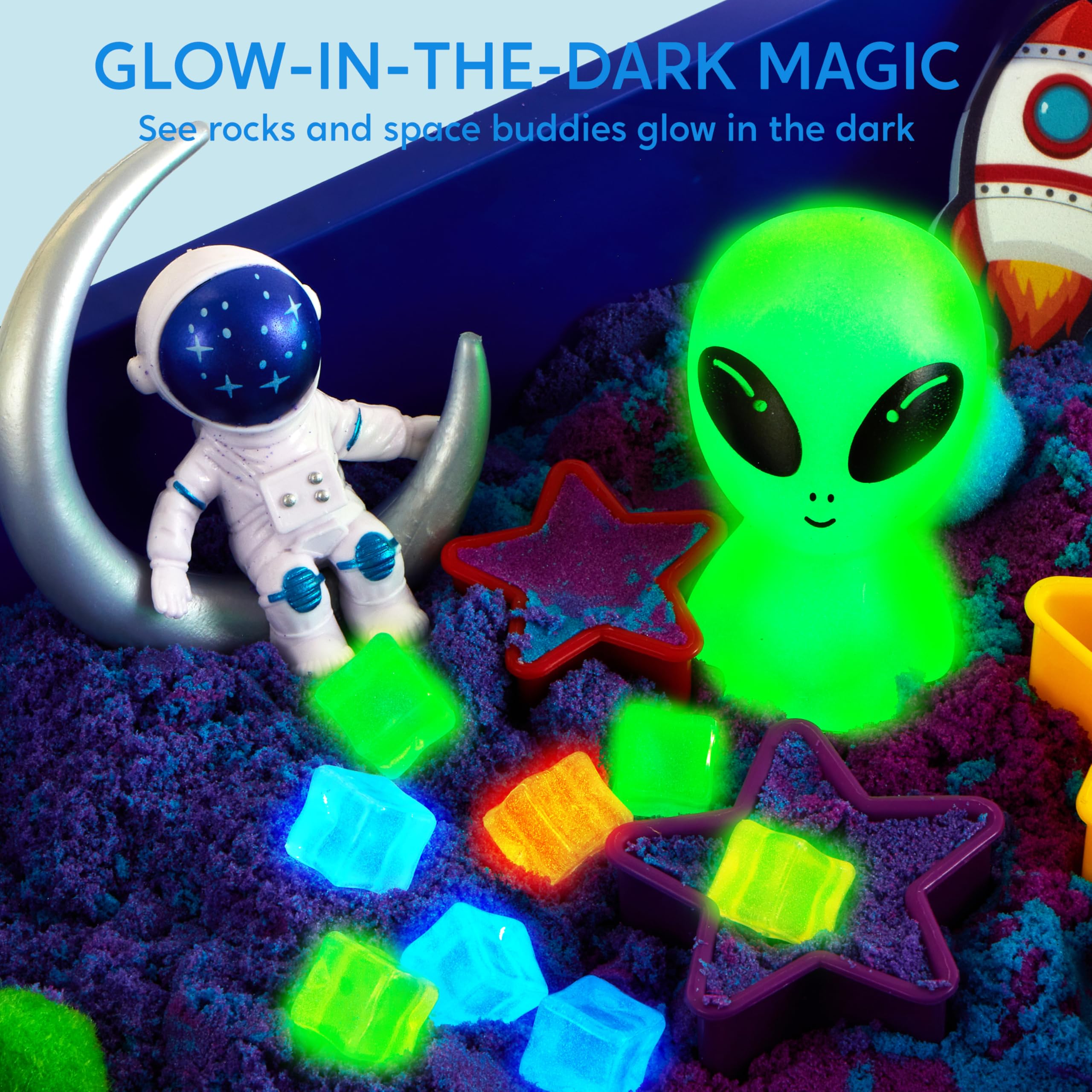 Klever Kits space-themed accessories boost sensory exploration and creative pretend play.