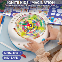 Klever Kits gears in motion powering smooth, precise spiro designs.