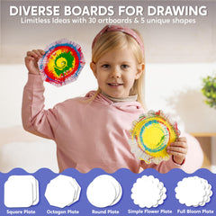 Klever Kits vibrant paints enabling bold color blends.
