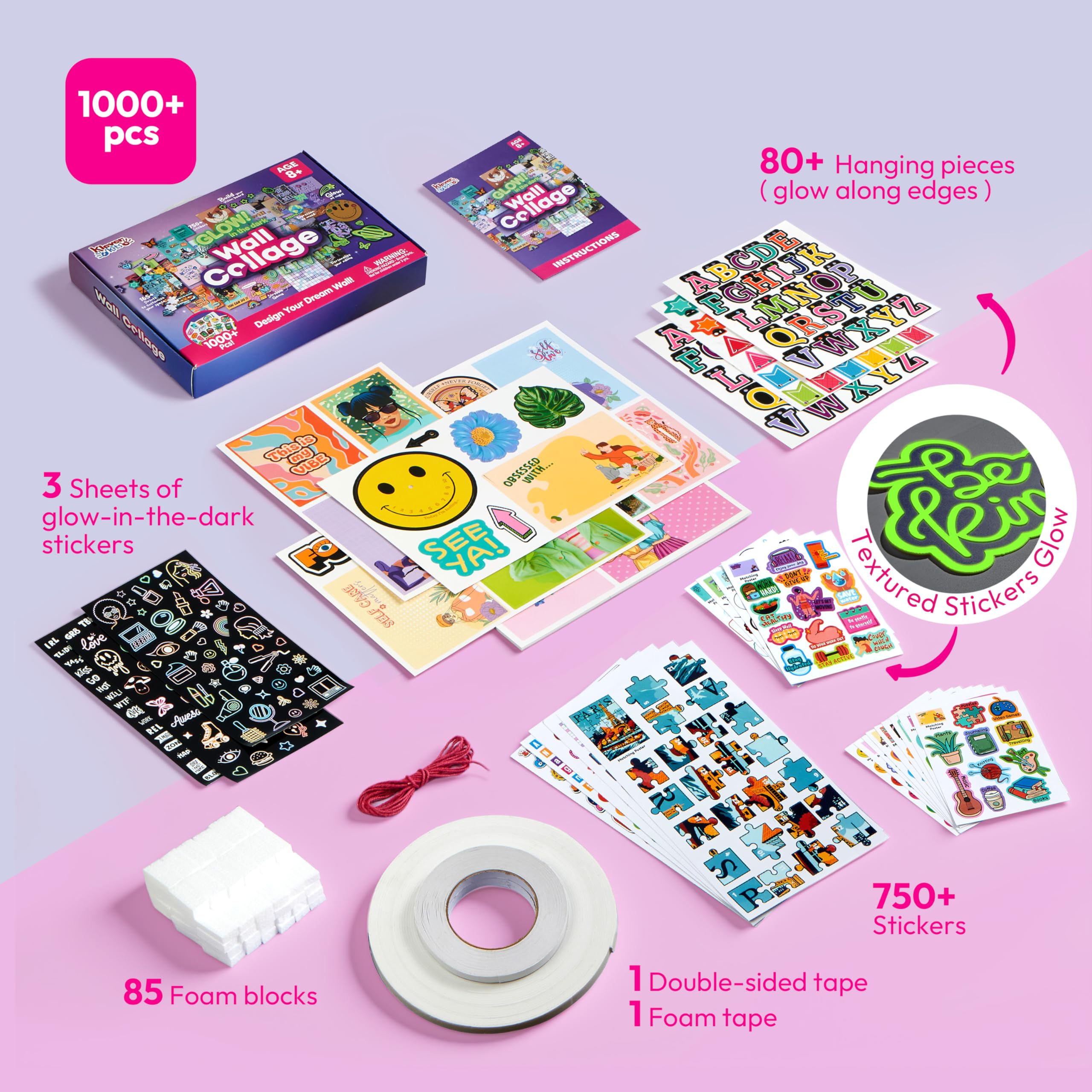 Klever Kits Sticker Match-up Scenes spark color, curiosity, and wall art fun.