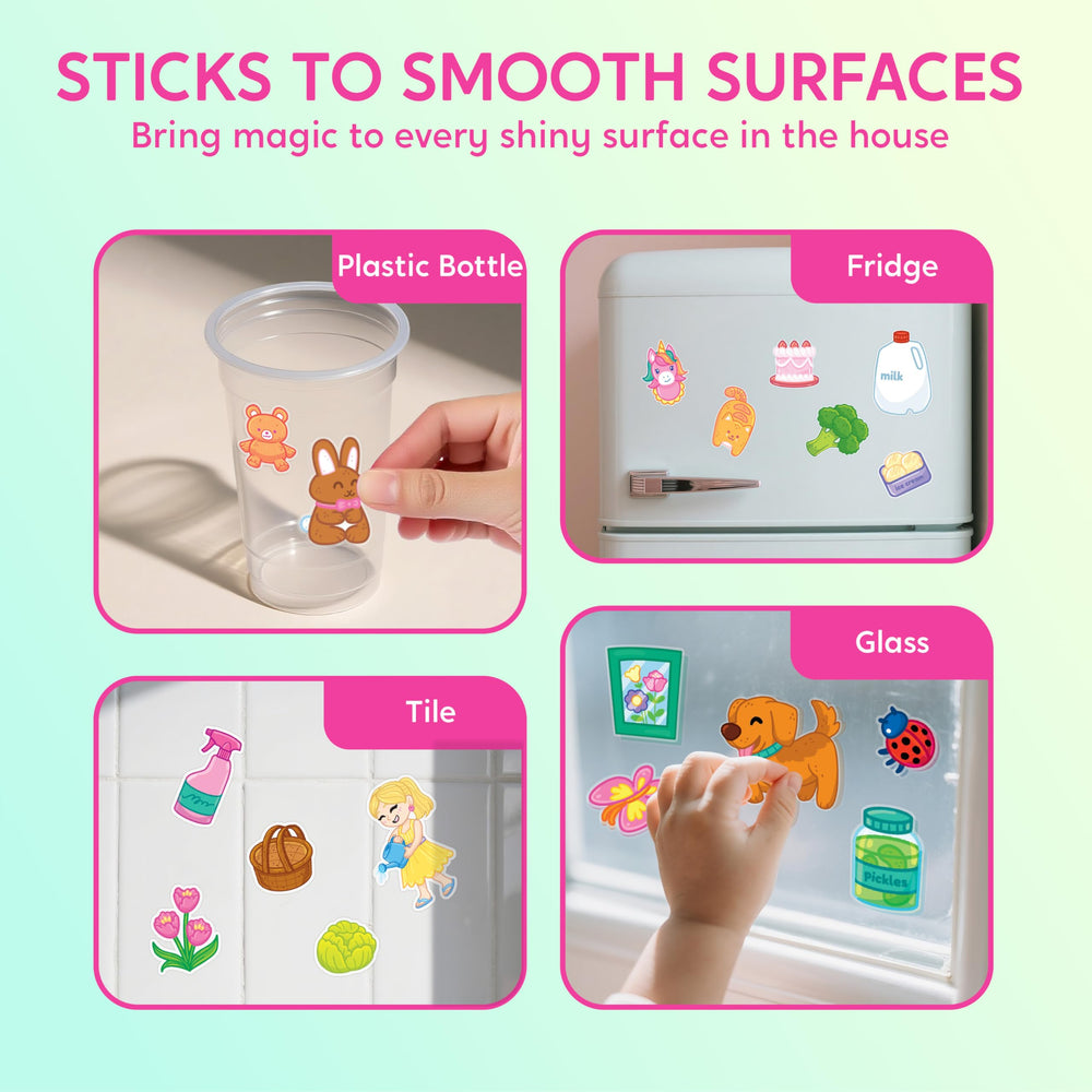 Klever Kits washable stickers simplify cleanup after busy play sessions