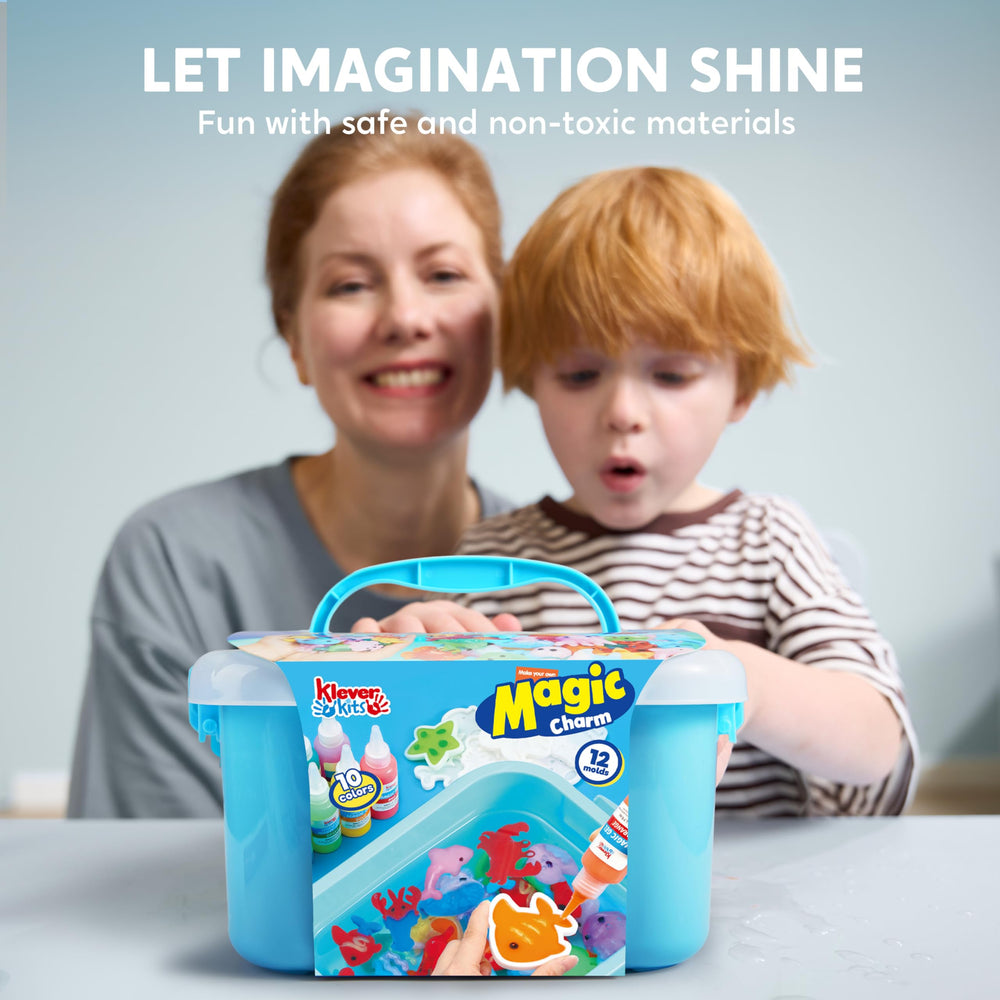 Klever Kits Water Gel Kit kids playing and creating on the go