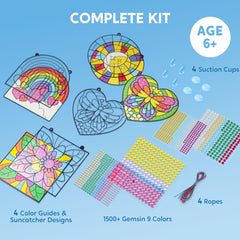Klever Kits rainbow suncatcher sparks color imagination during crafts.