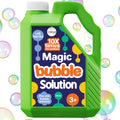 Klevly 33oz iridescent bubble solution refill pour for easy, mess-free pre-mixed bubbles.