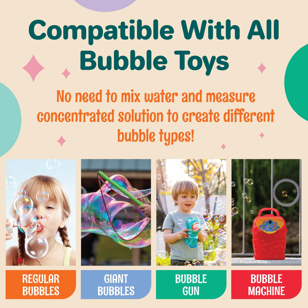 Klevly outdoor bubble play refill fuels kid-friendly fun outside