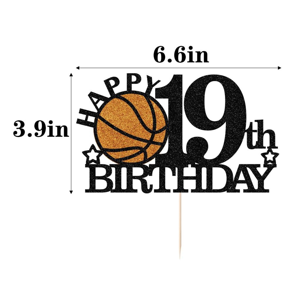 Klionjor basketball cake topper with theme decor for celebrations.