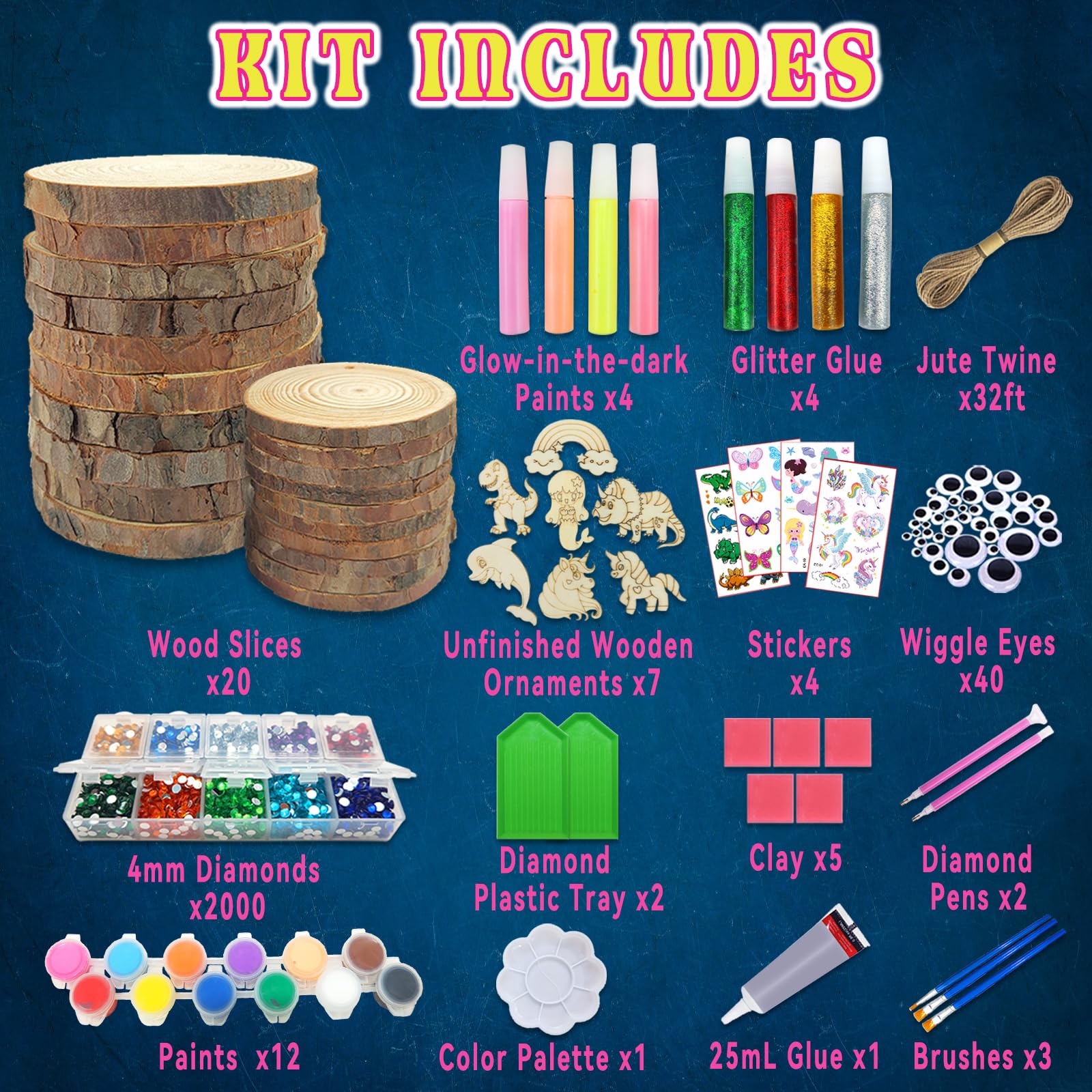 klmars Glow painting brushes and tools designed for small hands and smooth strokes